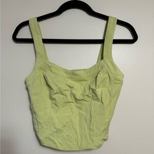 Free People Crop Tank - Green